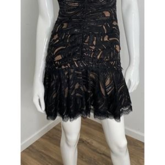 Jonathan Simkhai Black Lace Short Sleeve Dress - Picture 6 of 10